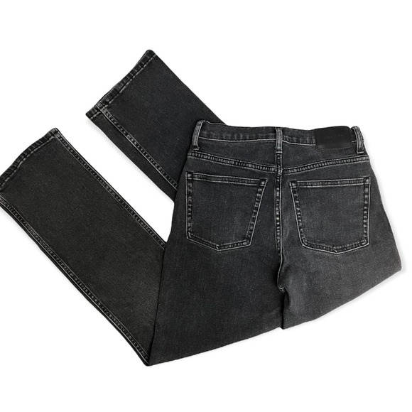 Everlane Blogger Favorite The Cheeky Bootcut Jean In Washed Black Size 26 Reg - Picture 6 of 9
